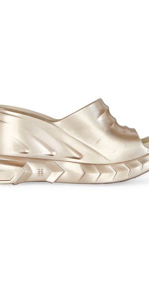 givenchy marshmallow wedge dupe|Marshmallow wedge sandals in laminated rubber in .